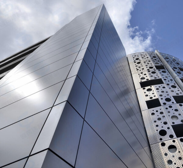 Aluminum Customization Aluminum Siding Panels PVDF Aluminum Curtain Wall Cladding Cover Veneer for Building Facades Soild Panel - 图片 5