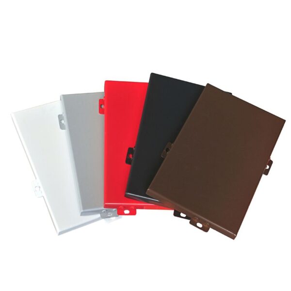 Aluminum Customization Aluminum Siding Panels PVDF Aluminum Curtain Wall Cladding Cover Veneer for Building Facades Soild Panel - 图片 4