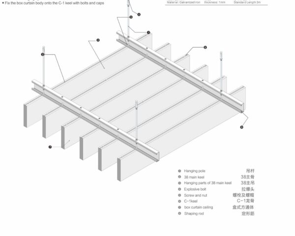 Box Curtain Ceiling - 图片 7